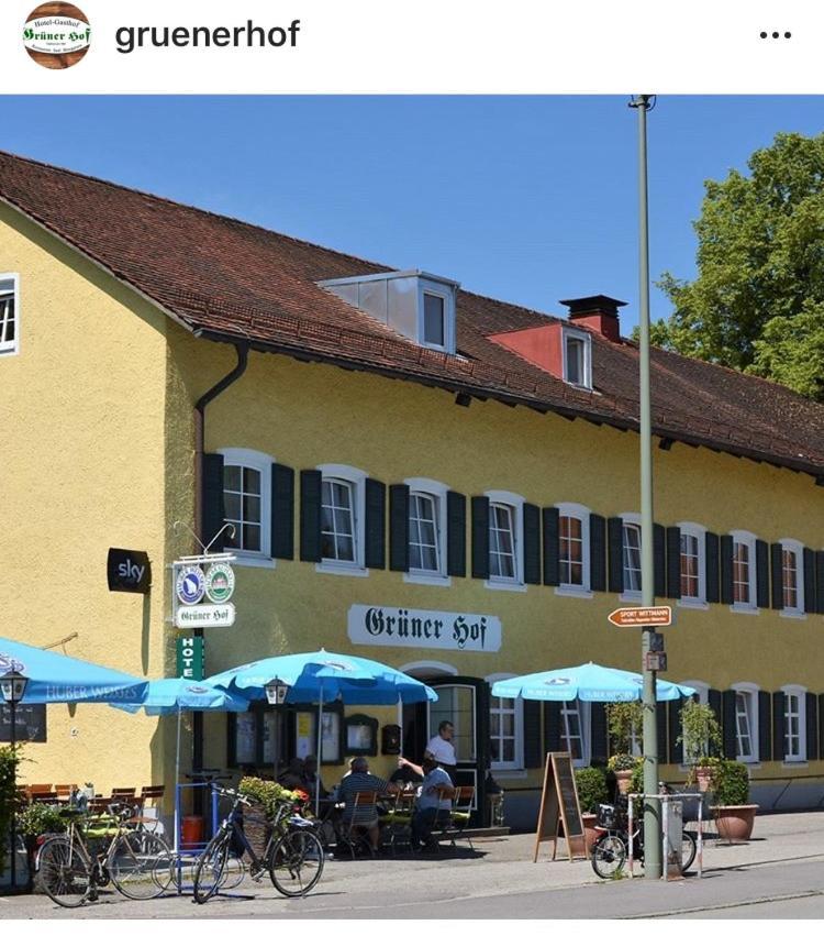 Hotel-Gasthof Grüner Hof Freising Exterior foto